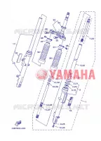 FOURCHE pour Yamaha YBR125EGS de 2013
