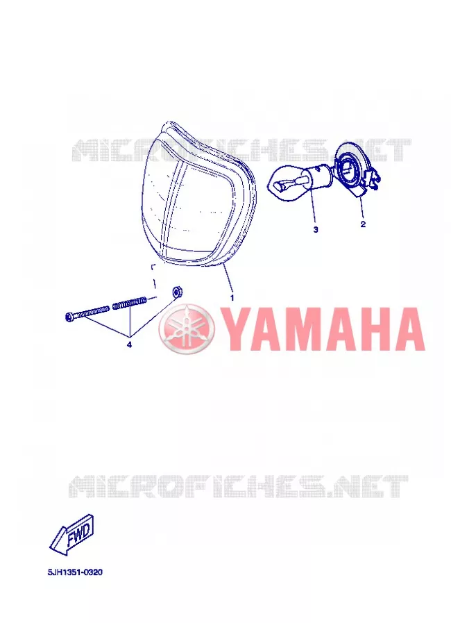 PHARE  Yamaha SCOOTER 50 2013 STUNT SLIDER  EW50N