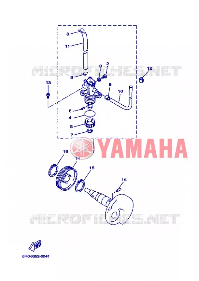 POMPE A HUILE Yamaha SCOOTER 50 2013 STUNT SLIDER  EW50N