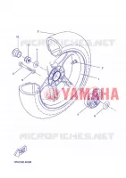 ROUE ARRIERE pour Yamaha AEROX 50 NAKED  de 2013