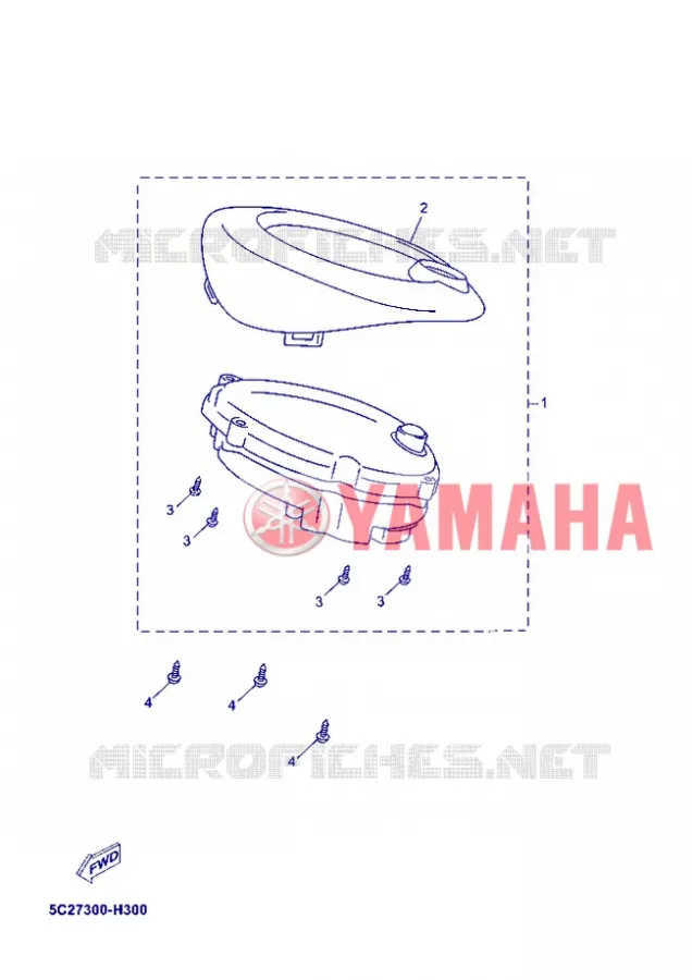 COMPTEUR  Yamaha SCOOTER 50 2013 NEOS  YN50