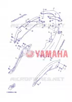 COUVERCLE LATERAL pour Yamaha YP125R de 2013