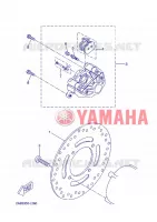 ETRIER DE FREIN ARRIERE pour Yamaha YP125R de 2013