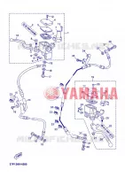 MAITRE CYLINDRE DE FREIN AVANT pour Yamaha YP125R de 2013