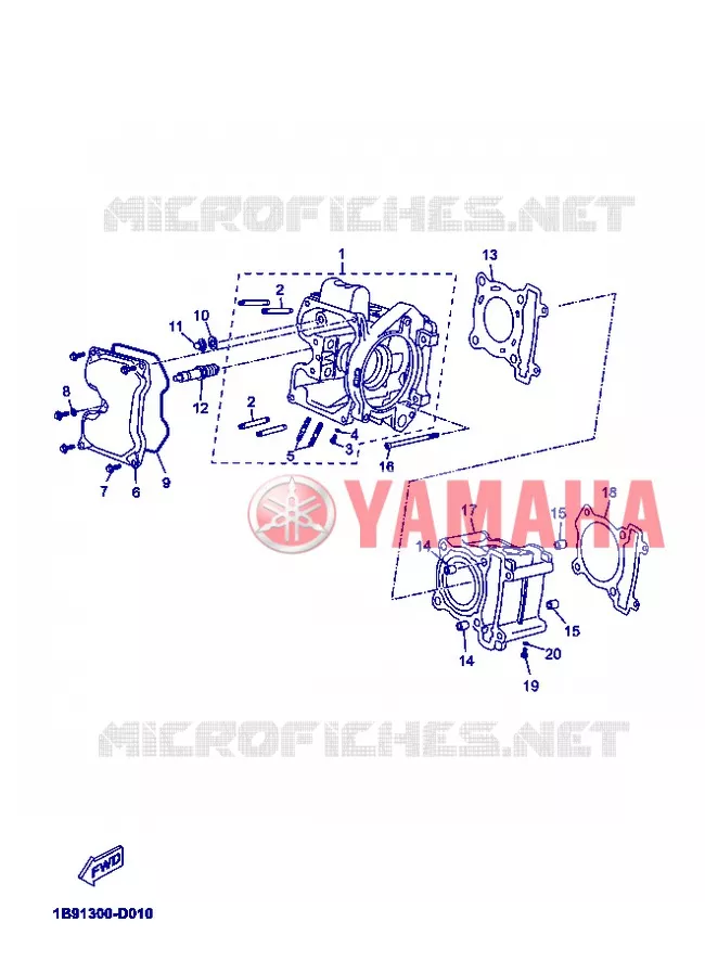CYLINDRE Yamaha SCOOTER 125 2013 XMAX ABS  YP125RA