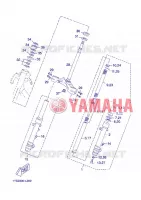 DIRECTION pour Yamaha YP250R de 2013