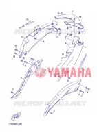 COUVERCLE LATERAL pour Yamaha YP250R de 2013