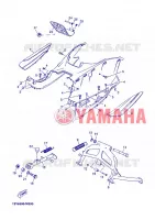 SUPPORT / REPOSE PIEDS pour Yamaha YP250R de 2013