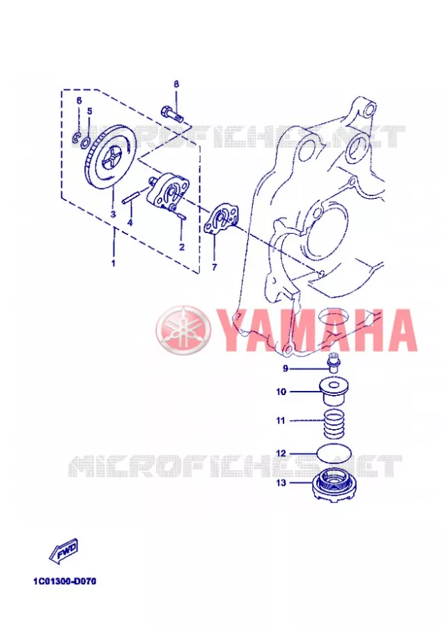 POMPE A HUILE Yamaha SCOOTER 250 2013 XMAX  YP250R