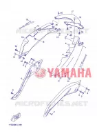 COUVERCLE LATERAL pour Yamaha YP250RA de 2013