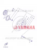 ROUE AVANT pour Yamaha YP250RA de 2013