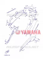 COUVERCLE LATERAL pour Yamaha YP250RA de 2013