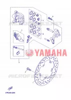 ETRIER DE FREIN AVANT pour Yamaha YP250RA de 2013