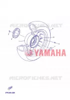 ROUE ARRIERE pour Yamaha YP250RA de 2013