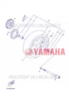 ROUE AVANT pour Yamaha YP250RA de 2013