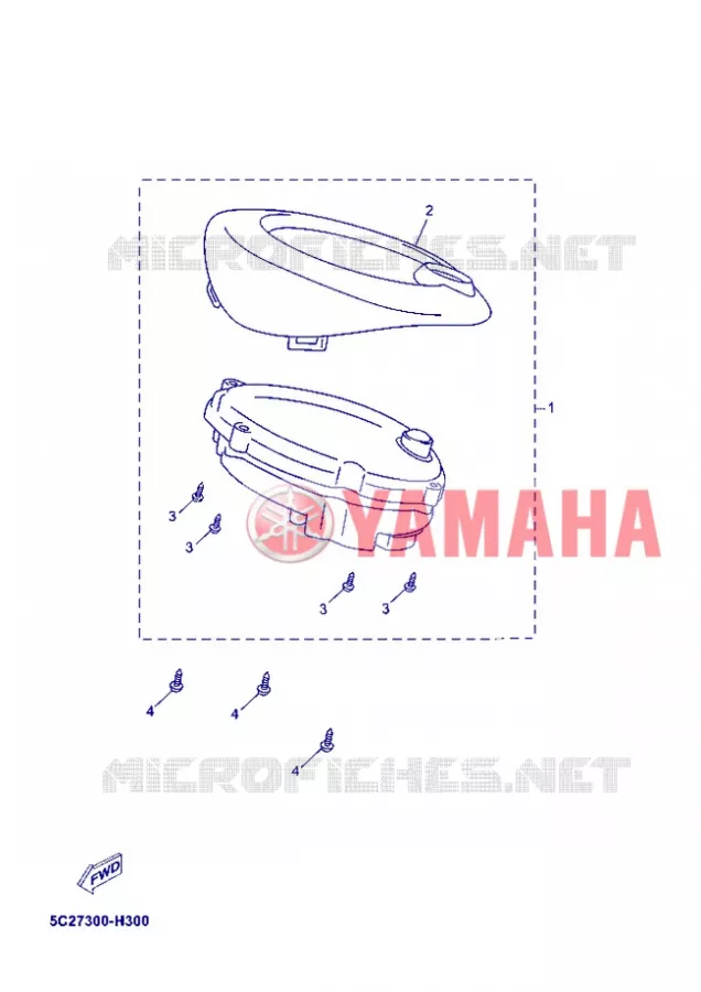 COMPTEUR  Yamaha SCOOTER 50 2013 NEOS 4T UBS  YN50FU