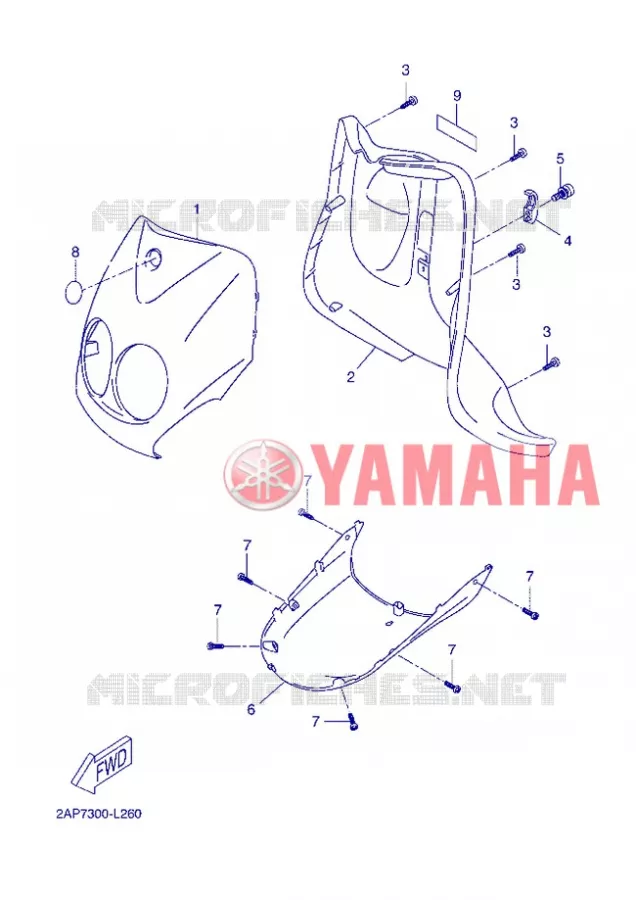PROTEGE JAMBES Yamaha SCOOTER 50 2013 NEOS 4T UBS  YN50FU
