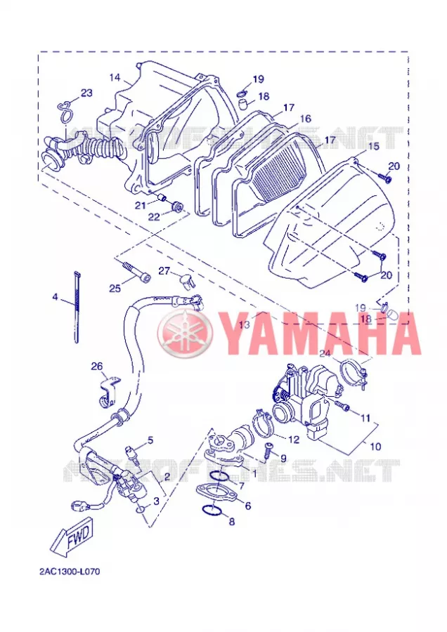 ADMISSION Yamaha SCOOTER 50 2013 OVETTO 4T UBS  YN50FU