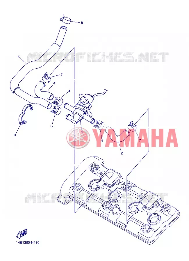 SYSTÈME D'ADMISSION D'AIR AIS Yamaha MOTO 1000 2013 R1  YZF-R1