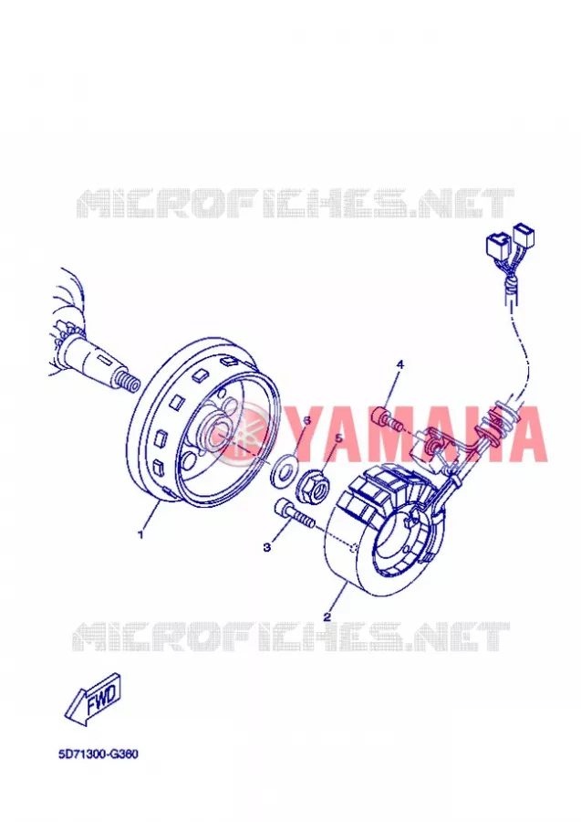 ALLUMAGE Yamaha MOTO 125 2013 R125  YZF-R125