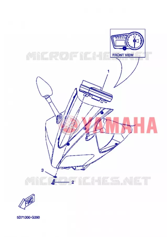 COMPTEUR  Yamaha MOTO 125 2013 R125  YZF-R125