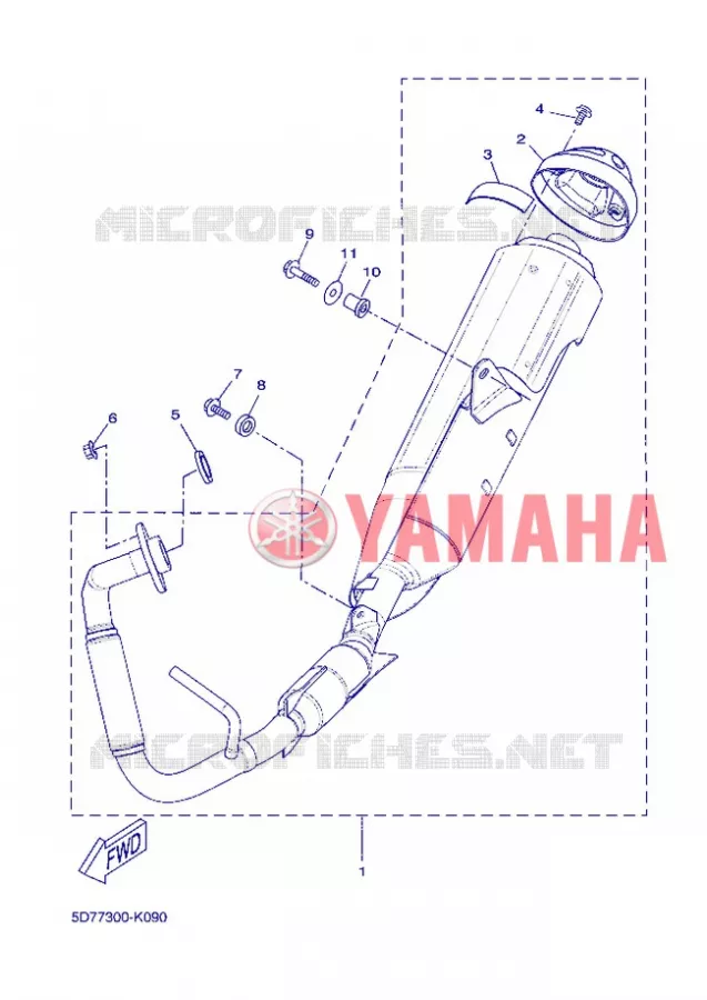 ECHAPPEMENT Yamaha MOTO 125 2013 R125  YZF-R125