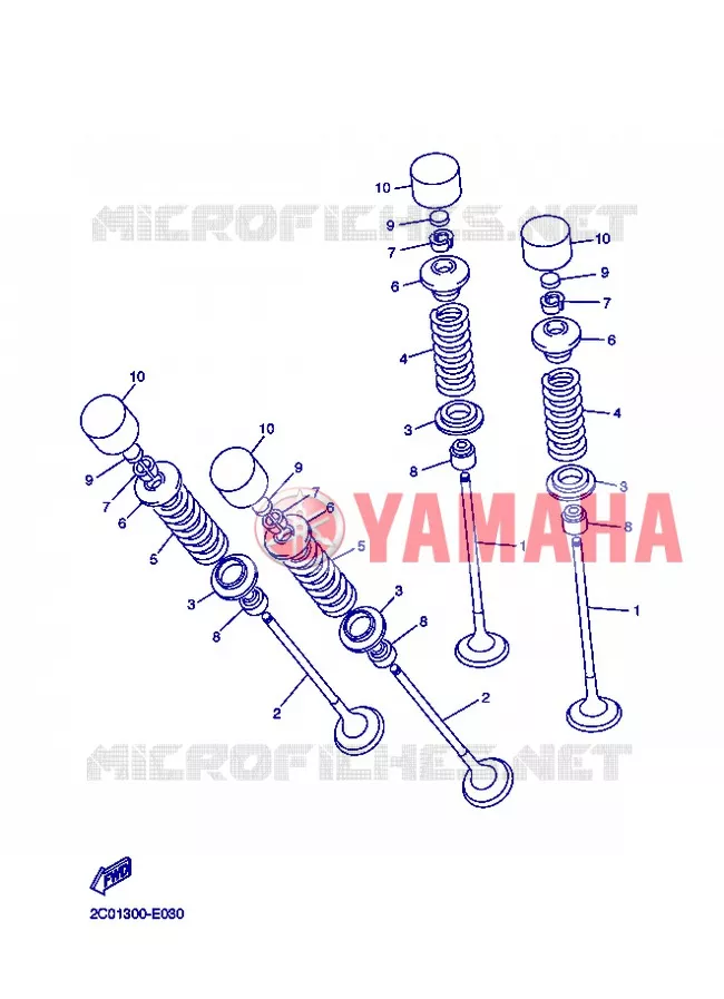 SOUPAPE Yamaha MOTO 600 2013 R6  YZF-R6