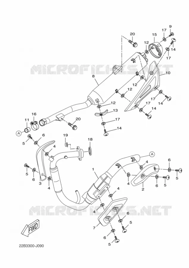 ECHAPPEMENT Yamaha MOTO 125 2011 WR-R  WR125R