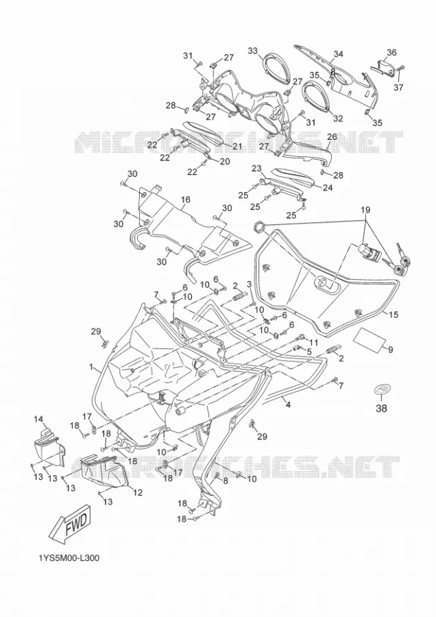 PROTEGE JAMBES Yamaha SCOOTER 250 2012 XMAX ABS  YP250RA
