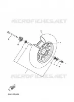 ROUE AVANT pour Yamaha BW'S 50 de 2012