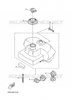 RESERVOIR D'HUILE pour Yamaha BW'S 50 de 2012
