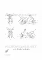 EMBLEME pour Yamaha NS50 de 2014