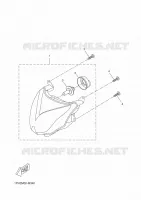 PHARE  pour Yamaha NS50 de 2014