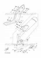 ECHAPPEMENT pour Yamaha AEROX 50 NAKED  de 2014