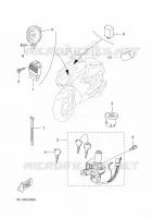 PARTIE ELECTRIQUE 1 pour Yamaha AEROX 50 NAKED  de 2014