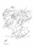 PROTEGE JAMBES pour Yamaha AEROX 50 NAKED  de 2014