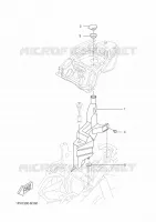 RESERVOIR D'HUILE pour Yamaha AEROX 50 NAKED  de 2014