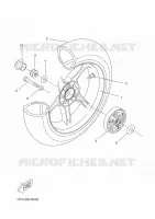 ROUE ARRIERE pour Yamaha AEROX 50 NAKED  de 2014