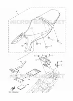 SELLE pour Yamaha MT09 de 2014