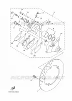 ETRIER DE FREIN ARRIERE pour Yamaha MT09 de 2014