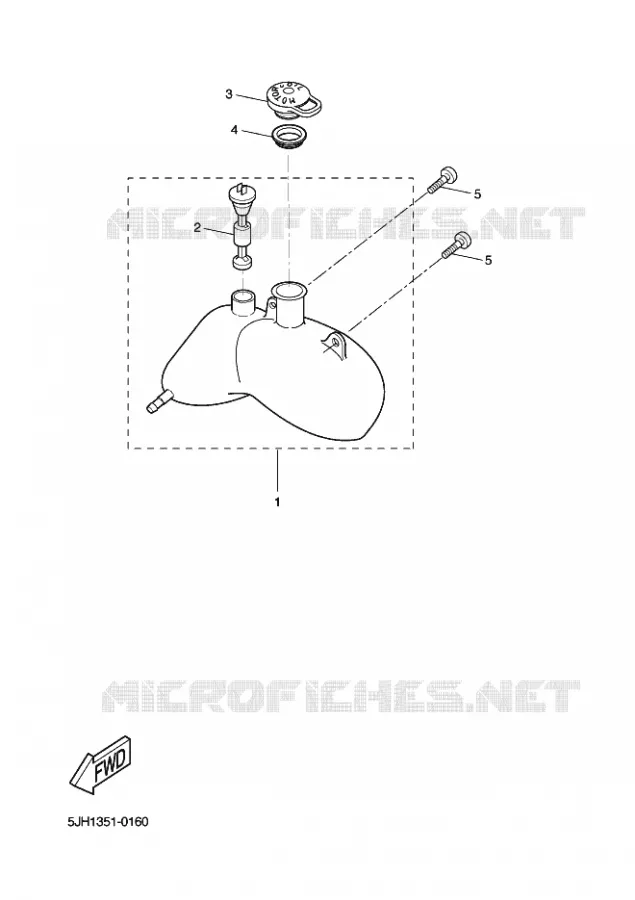RESERVOIR D'HUILE Yamaha SCOOTER 50 2014 SLIDER  EW50N