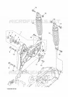 BRAS OSCILLANT / AMORTISSEUR pour Yamaha YP400RA de 2014