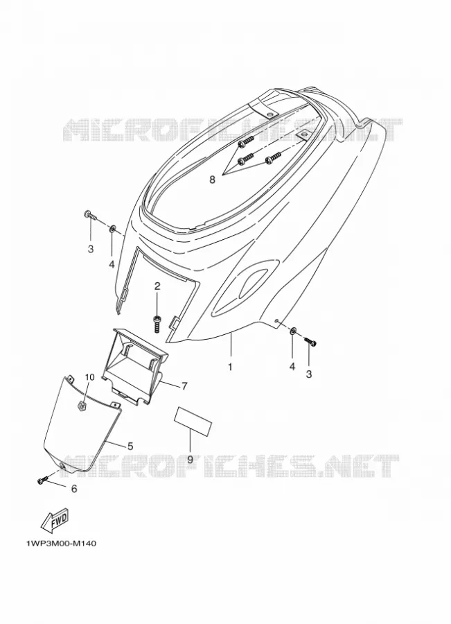 COUVERCLE LATERAL Yamaha SCOOTER 50 2014 BOOSTER  CW50LN