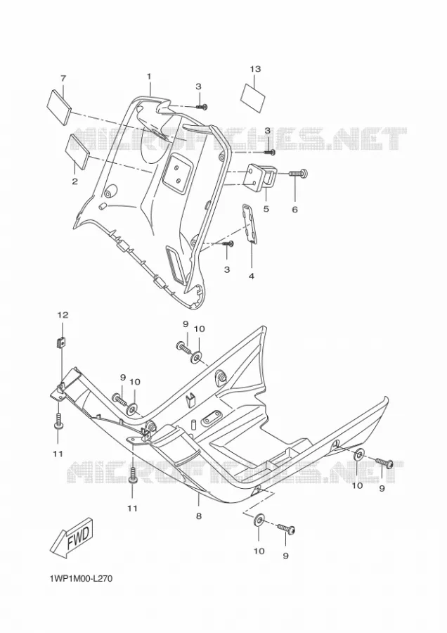 PROTEGE JAMBES Yamaha SCOOTER 50 2014 BOOSTER  CW50LN