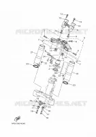 DIRECTION pour Yamaha MT07 de 2014