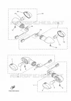 CLIGNOTANT pour Yamaha MT07A de 2014
