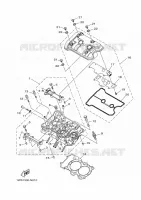 CULASSE pour Yamaha MT07A de 2014