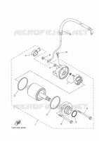 DEMARREUR pour Yamaha MT07A de 2014