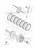 EMBRAYAGE DE DEMARREUR pour Yamaha MT07A de 2014