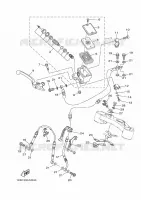 MAITRE CYLINDRE DE FREIN AVANT pour Yamaha MT07A de 2014